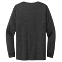 LONG SLEEVE T-SHIRT, BLACK HEATHER, MAC ON SLEEVE LARGE