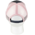 MAC TRAILER MESH HAT W/FLAG, PINK/CHARCOAL