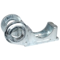 AXLE SEAT, 5" ROUND GALVANIZED 1.25"