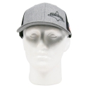 TRAILSTAR HAT HEATHER GRAY MESH W/ FLAG