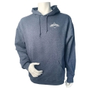 HOODIE TRAILSTAR HEATHER NAVY SMALL