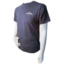 T-SHIRT TRAILSTAR HEATHER NAVY SMALL