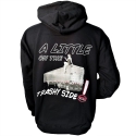 HOODIE BLACK TRASHY SMALL