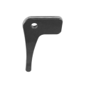 ALUMINUM MANDOOR HANDLE, BURNOUT