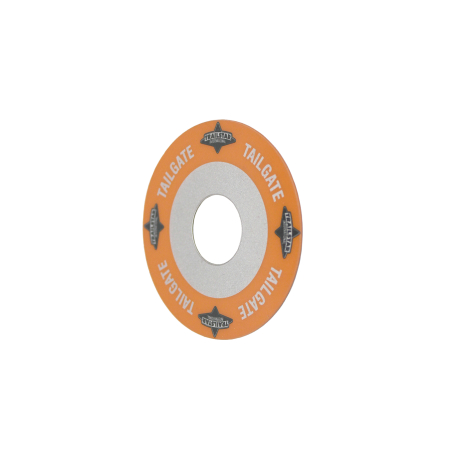 DECAL GLADHAND "TAILGATE" ORANGE W/ ADHESIVE BACK
