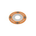 DECAL GLADHAND "TAILGATE" ORANGE W/ ADHESIVE BACK