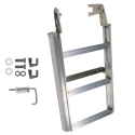 FOLDING HALF ROUND LADDER, FOLD DOWN PORTION