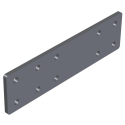 DUMP SHOE BASE PLATE, DRILLED