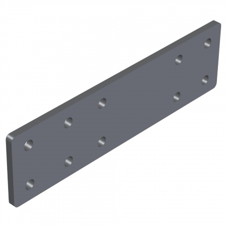 DUMP SHOE BASE PLATE, DRILLED