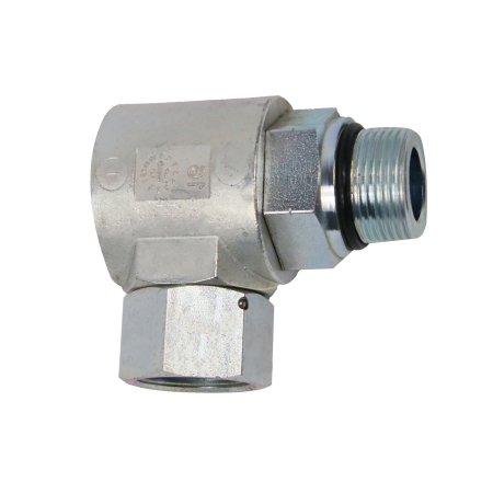 1" FNPT X 1" MALE ORING SWIVEL, 90° MALE O-RING X FEMALE PIPE