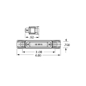 35 SERIES, RED DIODE/CLEAR LAMP, MARKER & CLEARANCE LAMP