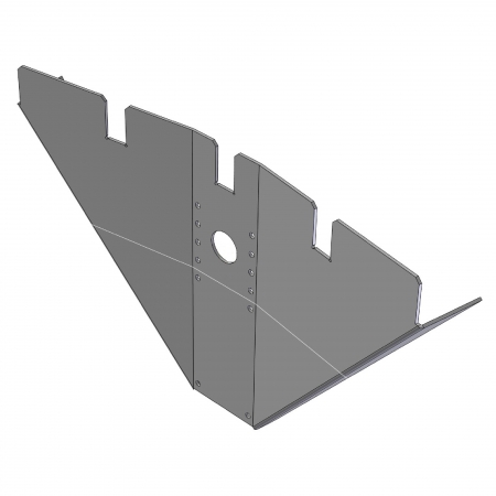 WING, LANDING GEAR MOVING FLOOR 5/16" , 14" CROSSMEMBER SPACING, JOST H451 REV. USE FOR LEG 23002265