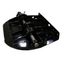 5TH WHEEL ASSEMBLY, FRAMELESS 8" HOIST 3/8" PIN, BLACK POWDER COAT