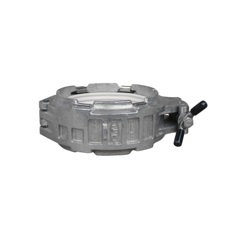 ALUMINUM COUPLER, 5" BTI ALL-IN ONE, BOLT-ON, WHITE GASKET