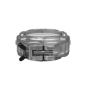 ALUMINUM COUPLER, 5" BTI ALL-IN ONE, BOLT-ON, WHITE GASKET
