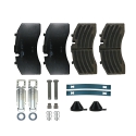 BRAKE PAD KIT, BENDIX ADB22X FOR (1) AXLE