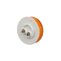LAMP, 2" LED ABS AMBER