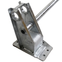 GALVANIZED FRONT HANGER ASSEMBLY, BOLT ON HI-TENSILE COMPLETE 102 WIDE