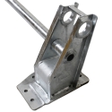 GALVANIZED FRONT HANGER ASSEMBLY, BOLT ON HI-TENSILE COMPLETE 102 WIDE