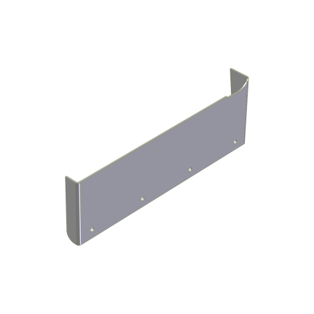 MUD FLAP BRACKET REAR, MOVING FLOOR PASSENGER SIDE