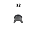 TWO PIECE BEARING BLOCK, ALUMINUM