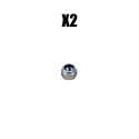 TWO PIECE BEARING BLOCK, ALUMINUM