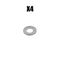 TWO PIECE BEARING BLOCK, ALUMINUM