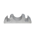 TWO PIECE BEARING BLOCK, ALUMINUM