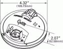 LAMP, 4" CLEAR BACK UP LIGHT 62211 INCADESCENT