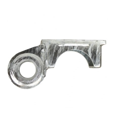 AXLE SEAT, 5" ROUND, 3/4" FABRICATED GALVANIZED VERSION OF PART# 23700056