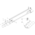 DUNNAGE HOLDER, DROP DECK STANDARD 98" FRAME MOUNT