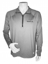 QUARTER ZIP GRAY HEATHER LARGE