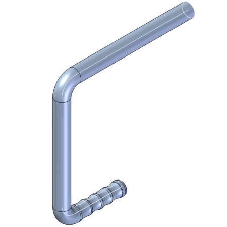 HANDLE MANUAL STAINLESS MF SHEET AND POST