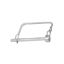 PIN, SAFETY SNAP, 1/4" X 2.125 ZINC PLATED