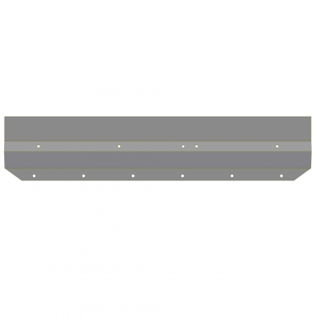 MUD FLAP BRACKET, CENTER 102" COAL BUCKET DIAMOND PLATE