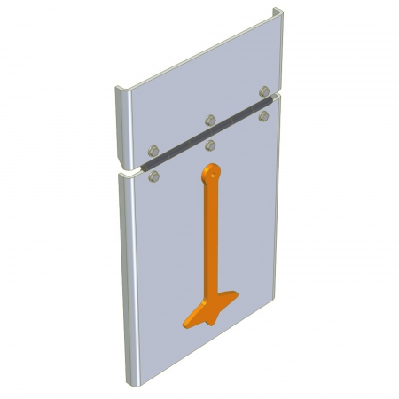 LOAD LEVEL INDICATOR STAR POINTER, W/ STAINLESS STEEL HINGE