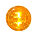 TRUCK-LITE, 8-DIODE, 2" M-30, AMBER, CLEAR, GROMMET MOUNT F&F