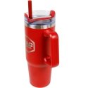 MAC TRAILER TUMBLER, RED 30OZ W/ STAINLESS & COPPER VACUUM INSULATION