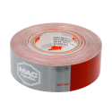 CONSPICUITY TAPE 2" X 1' RED/WHITE WITH MAC LOGO, 6/6 PATTERN (SOLD BY THE FOOT)