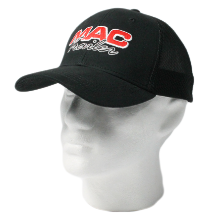 MAC TRAILER HAT, BLACK FLEXFIT M/L