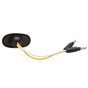 LED CLEARANCE MARKER LIGHT, AMBER OVAL WITH GROMMET