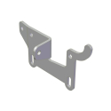 JOST ALUMINUM 2-SPEED DOLLY BRACKET, BOLT-ON DRIVER SIDE