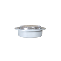 2-1/2" LAMP, SIGNAL STAT, 13 DIODE AMBER LED, M-10 CLEAR LENS W/ GRAY FLANGE