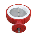 BUTTERFLY VALVE 6" CI BODY, STAINLESS STEEL DISC, STAINLESS STEEL STEM, WHITE SEAT