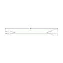 30" MARKER HARNESS, MF PLUG END
