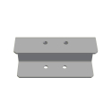 FLOOR CROSSMEMBER STUB, BODY HOLD DOWN