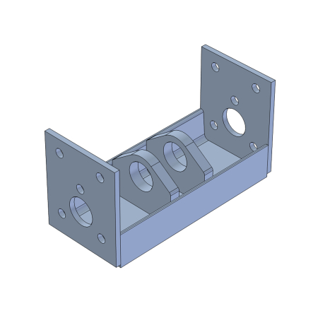 HOIST MOUNT ASSEMBLY, WITHOUT PIN OR FASTENERS