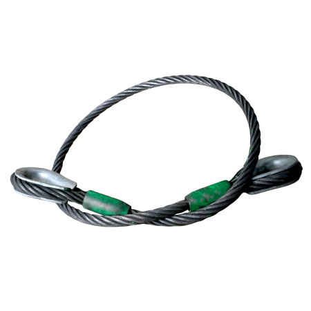 SWAGE SLING WITH WITHIMBLE EYE 7/8" X 84 7/16"