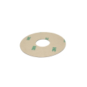 DECAL GLADHAND "LIFT AXLE" YELLOW W/ ADHESIVE BACK