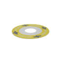 DECAL GLADHAND "LIFT AXLE" YELLOW W/ ADHESIVE BACK